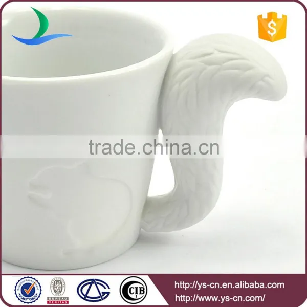 Best Selling Products White Animals Embossed Kids Ceramic Mugs photo-3