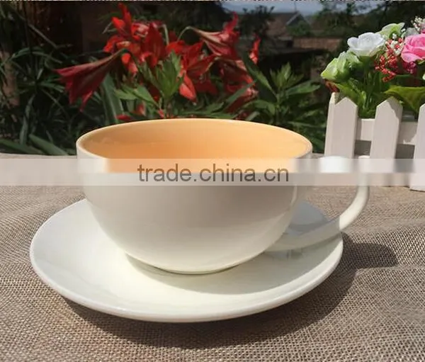 Haonai Drinkware Fine Porcelain Wholesale Coffee Cups and Saucer Set photo-4