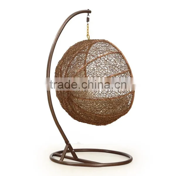 Hanging Baby Indoor Outdoor Patio Egg Shaped Swing Chair photo-3