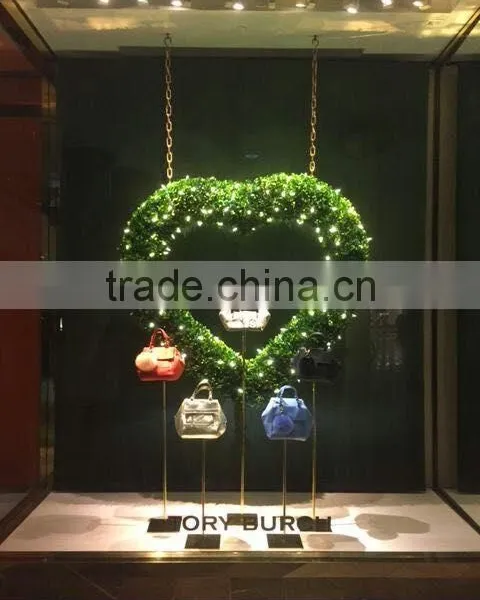 42'' Preserved Boxwood Love Wreath Topiary photo-3