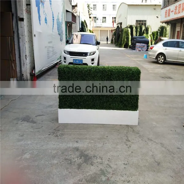 2017 Hot Sale Artificial UV Anti and Fireproof Leaf Fence and Boxwood Hedge photo-2