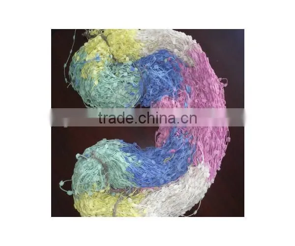 100% Polyester Crochet Fancy Yarn For Knitting Scarf photo-4
