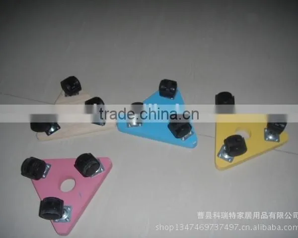 Wooden Mat With Wheels for Your Flower Pot photo-4