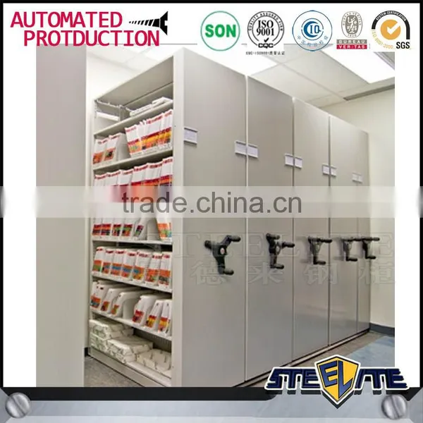 Professional Furniture High Density Mechanical Mobile Book Shelving Library Furniture Storage System photo-5