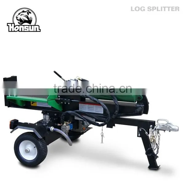 Hot Selling CE Approved Honda Gas Motor Horizontal Vertical Towable Size 26t Wood Splitter Hydraulic