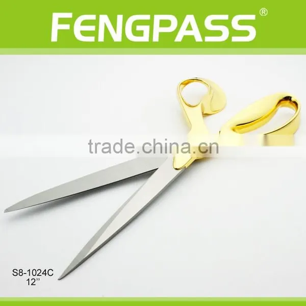 S8-1024C 30cm Stainless Steel Blades With Zinc Alloy Handle Tailoring Scissors photo-4