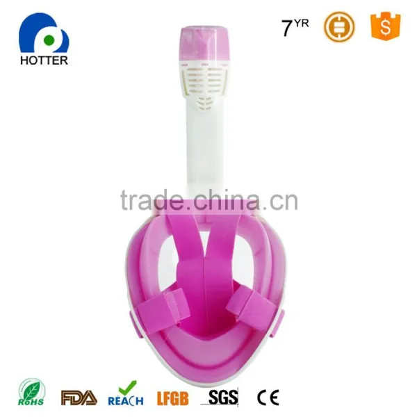 100% Liquid Silicone High Quality Full Mask Snorkel Face photo-4