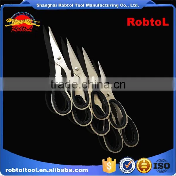 Kitchen Scissors Shears Chicken Poultry Fish Meat Knife Serrated Multi Purpose Function Vegetable Fruit Food Herb photo-4