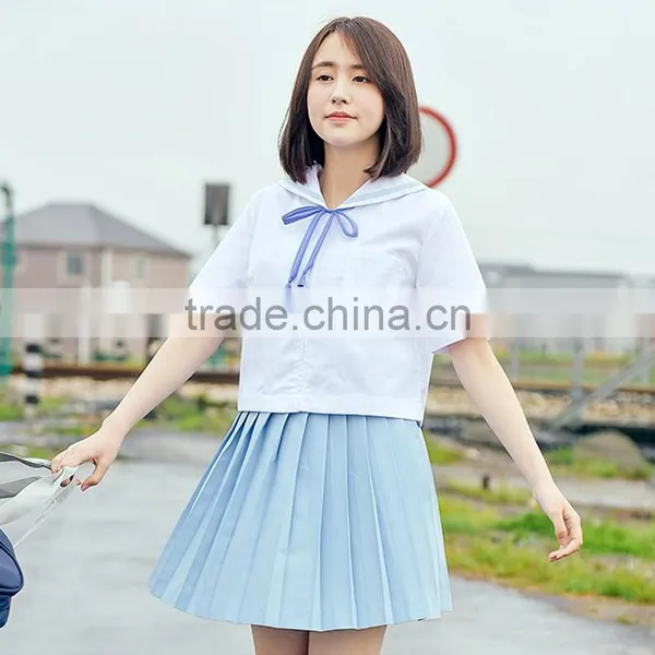 Custom Sailor School Uniform Shirt And Skirt photo-6