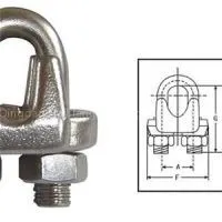 U.S. Type Drop Forged Wire Rope Clip (450)