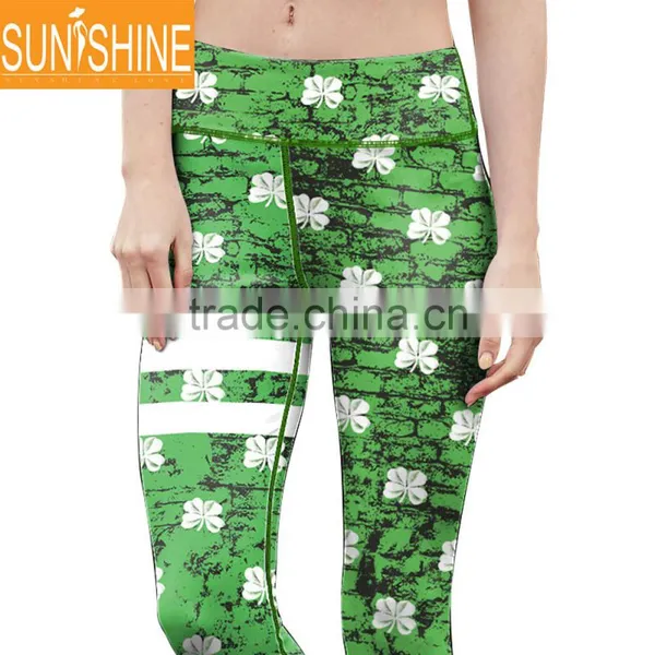 2017 Four Needle Six Line Yoga Wear Sports Leggings and Matching Bra Sets For Ladies photo-4