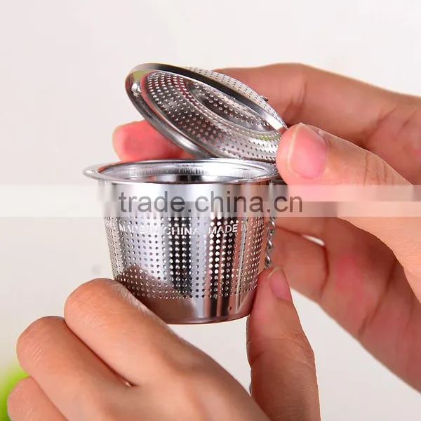 Top Quality 304 Stainless Steel Tea Ball Infuser Bulk Tea Infuser S/M/L photo-4
