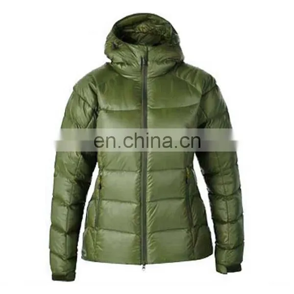 Navy Blue Waterproof Shell Down Jacket for Woman Cold Weather photo-2