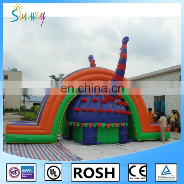2016 Inflatable Outdoor Adventure Play Equipment Dinosaur Games Children photo-2