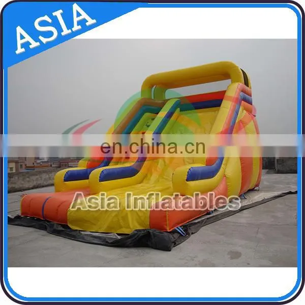 Commercial PVC Vinyl Double Lane Kids Giant Inflatable Slide for Sale photo-3