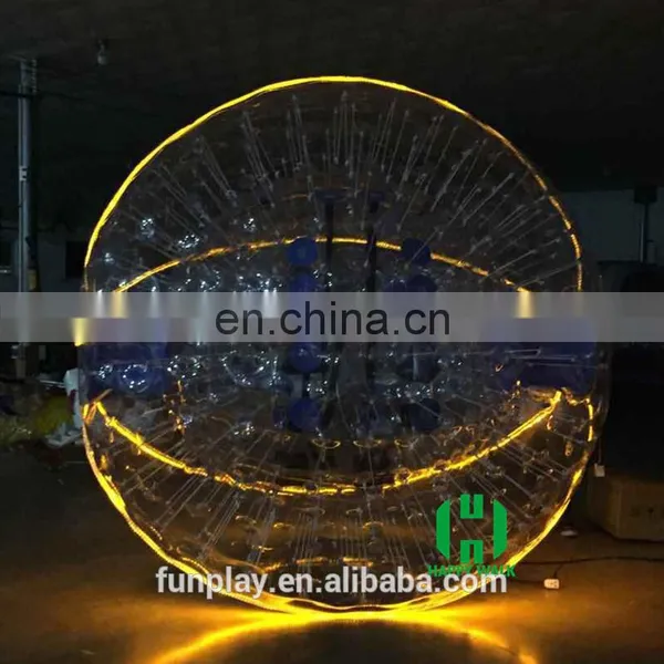 HI Large Zorb Ball With Light , Hot Sale Inflatable Roller Ball on Grass,inflatable Zorb Ball for Sale photo-3