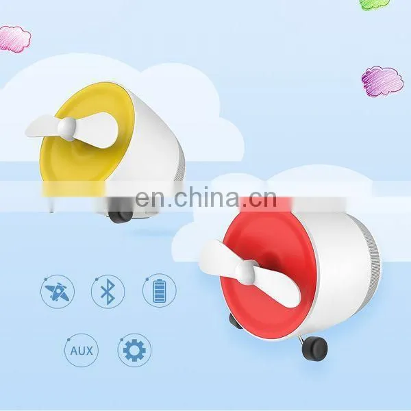 New Portable 2 in 1 Bluetooth Speaker With Mini Fan,wireless Bluetooth Speaker for Android and IOS photo-6