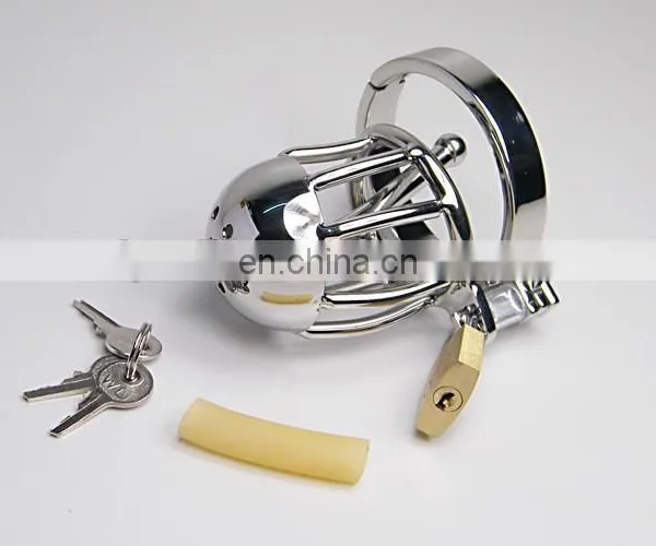 2015 New Design Stainless Steel Lockable Cock Cage Penis Cage photo-5