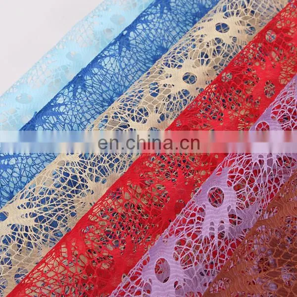 2015 Various Colors Flower Sleeve Material Recycled Dacron Cotton Mesh Fabric photo-2