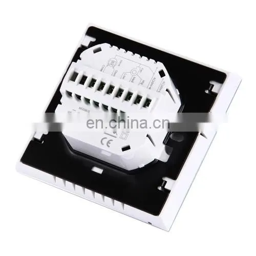 LCD Display Air Conditioning 2-Pipe Programmable Room Thermostat for Fan Coil Unit, Supports Wifi(White) photo-3