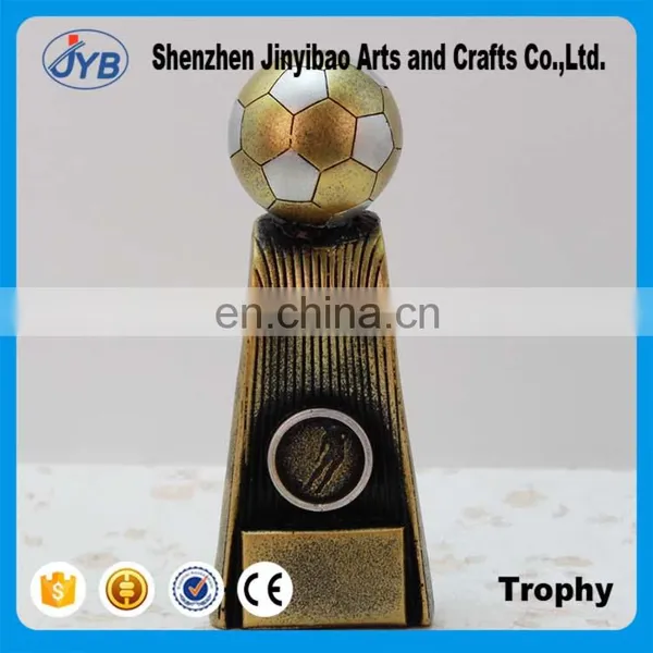 Golden Football Memorial Resin Decoration Wholesale of Arts and Crafts Creative Trophy