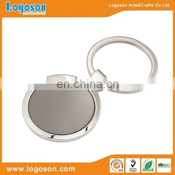 Keys Holder Alloy Split Ring Blank Metal Pendant Keyring Keychain Metal photo-2