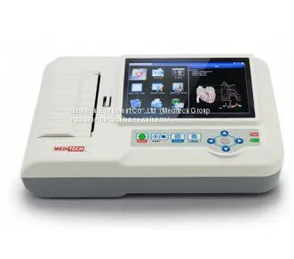 Meditech EKG 6012 Digital 6 Canales 12 Deriva Electrocardió Grafo ECG EKG
