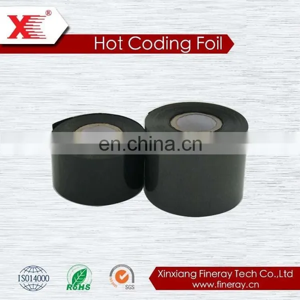 Hot Time and Date Stamp Foil Ink Ribbon/hot Thermal Transfer Foil for Printing Expiration Date FC3 Type 30mm*100m Size photo-4