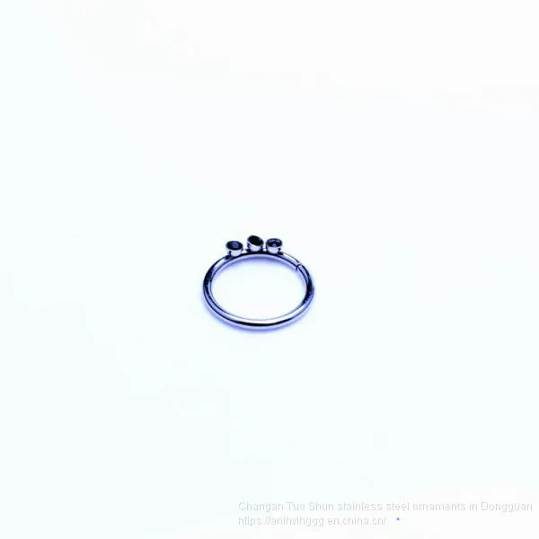 Direct Selling Titanium Steel Ear Clip, Nose Clip, Body Piercing Jewelry, Nose Ring Anti Allergy Foreign Trade Ornament photo-4