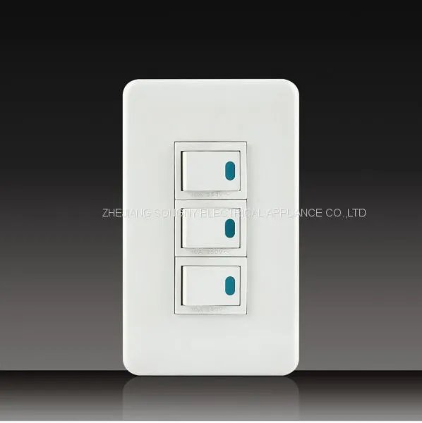 push button wall switch socket Digit Telephone Socket with Data Socket