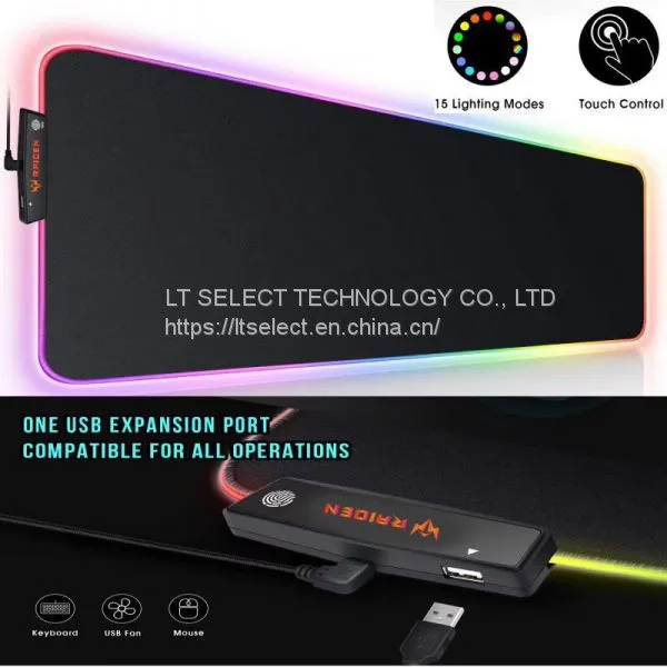 Wireless Charger Rgb Mouse Pad With Running Light photo-5