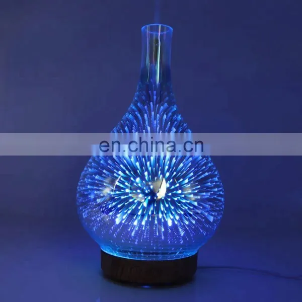 2018 New Product Oem Rechargeable Aroma Essential Oil Diffuser 3d Glass Electric Aroma Diffuser photo-4