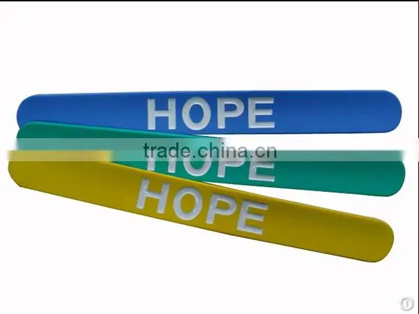 Ruler-functioned Slap Silicone Wristband Silicone Bracelet photo-3