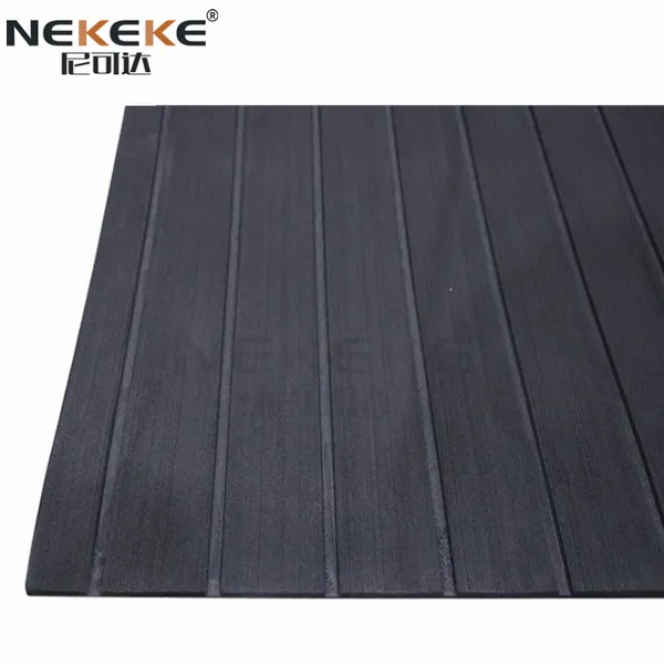 NEKEKE EVA Foam Sheet Deck Pad Cheap outdoor decking Black + Black Stripe