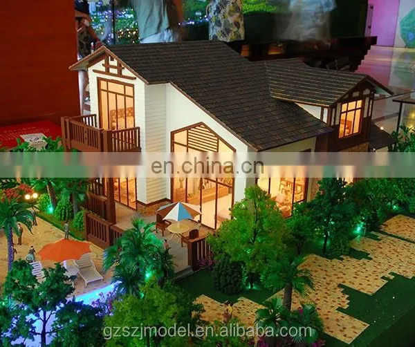 Model Product Model Miniature House ,handmade Architectural Villa Model photo-3