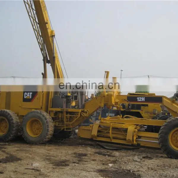 USA Original CAT 12H Motor Grader Loading, Caterpillar 12H Load to Nigeria, Loading Service for CAT 12H photo-3