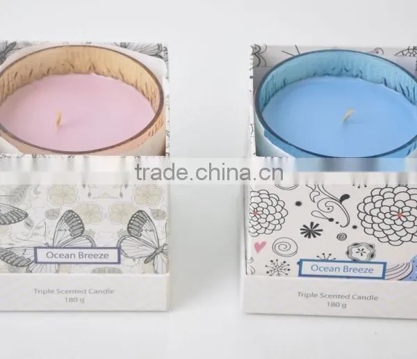 180g Decorative Scented Glass Candle Jar photo-2