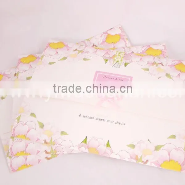 Home Fragrance Scented Drawer Paper With Various Fragrance