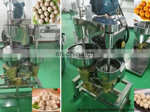 Food Stuffed Beef Fish Shrimp Ball Meatball Making Machine Price photo-4