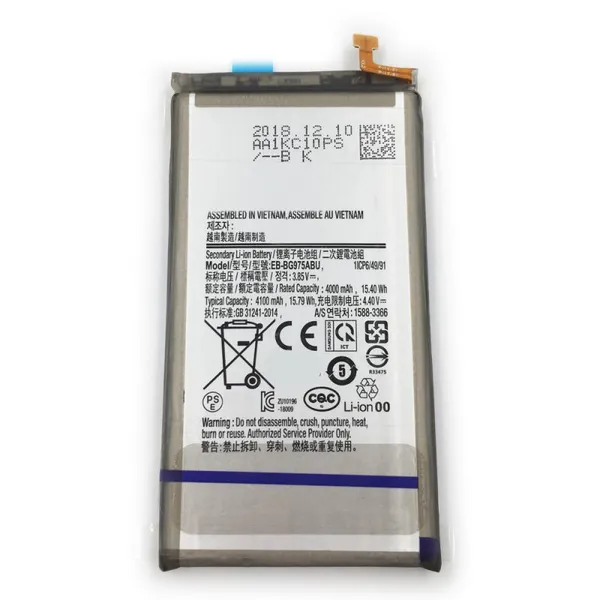 EB-BG975ABU Hot Seller Battery Lithium Batteries For Samsung Galaxy S10 Plus S10+ SM-G975F/DS SM-G975U/W G9750 photo-2
