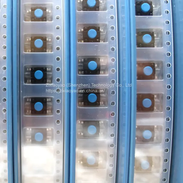 Stable Quality Waterproof Switch RTMSW-6650-01R Blue Button Switch 6 * 6 250gf IP67 photo-2