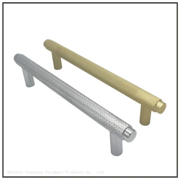 Factory Selling Cabinet Door Knurled Handles Furniture Kitchen Drawer Brass Pull Handle photo-3