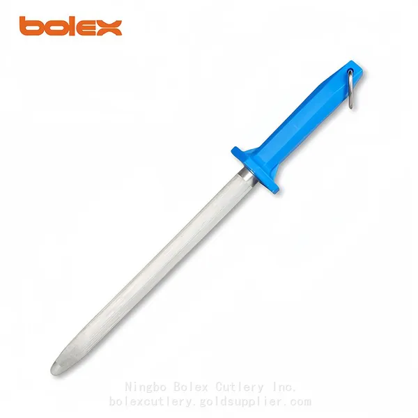professional knife sharpening steels rods sticks sharpeners stones for butchers chefs anglers by Bolex China
