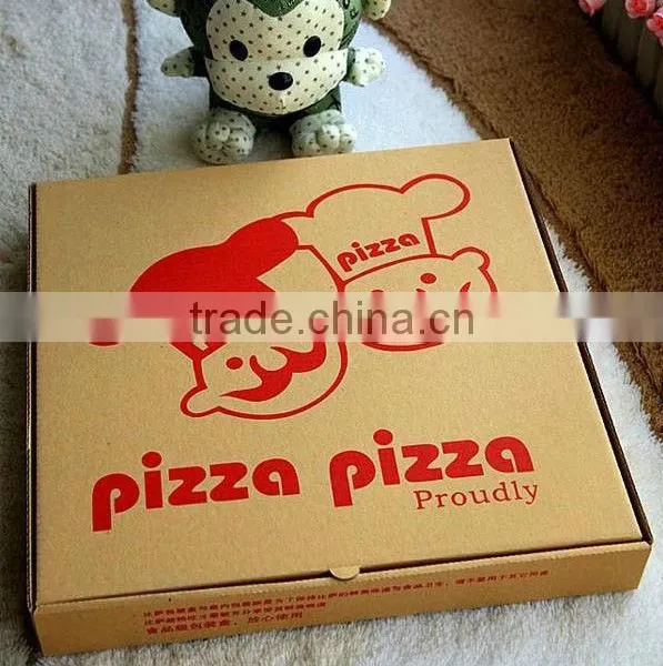 Corrugated Pizza Box, Bulk Cheap Food Packaging, Paper Pizza Box Wholesale photo-2