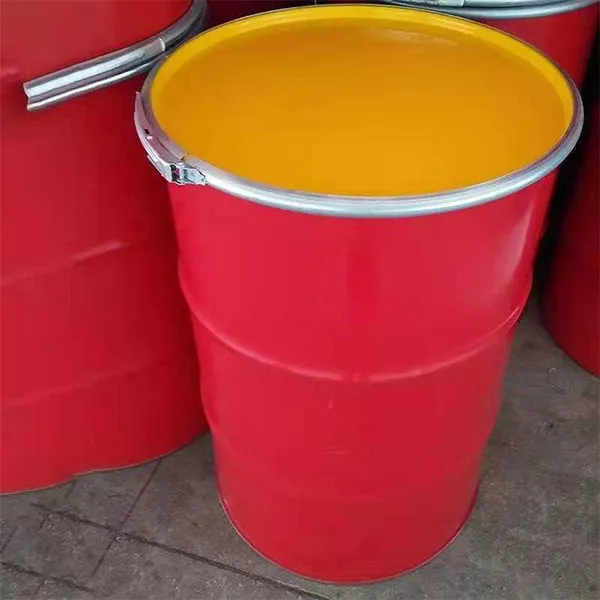 200L Iron Hoop Bucket 200l Paint Bucket Two-color Customized 19KG Wan Shuo Packaging Export-grade Steel Bucket. photo-5