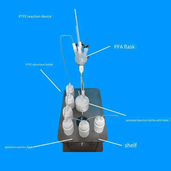 Double-layer Jacketed Reaction Kettle, Double-layer Thickened With Support, Customizable Reaction Device, Acid and Alkali Resistant Flask photo-3