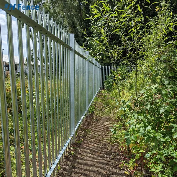 Steel Fence Panel Galvanized Residential Area Security Fence Galvanized Steel Security Fence photo-2
