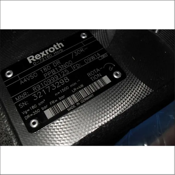 Rexroth A4VSO180DR/30R-PPB13N00 Hydraulic Pump