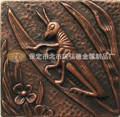 Copper Wall Tiles, Factory-supplied Handcrafted Pure Copper Decorative Wall Tiles for Processing and Custom Manufacturing photo-5