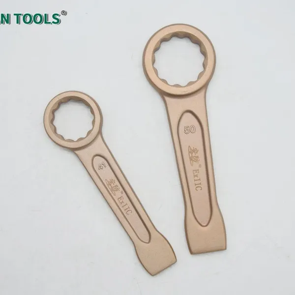 Beryllium Bronze Non-Sparking Striking Box Wrench 41mm Anti-Corrosion Salt Water Resistant photo-2